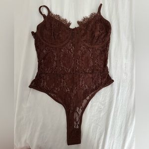 Misguided Lace Bodysuit- Size 10 - EUC